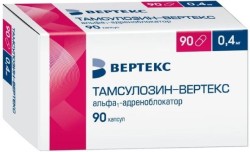 Тамсулозин капс. с пролонг. высвоб. 0.4 мг 90 шт.
