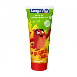 Зубная паста для детей 75 мл Longa Vita Энгри Бердс бабл гам