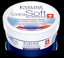 Крем Eveline Экстра Софт аллергик питательный для чувствительной кожи 200 мл