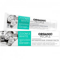 Зубная паста Organic People Зум 3 уайт 100 мл