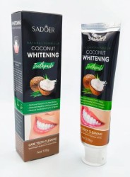 Зубная паста Sadoer отбеливающая кокос без фтора
