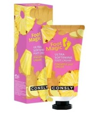 Крем для ног Consly Ультрасмягчающий с экстрактом ананаса и имбиря 100 мл