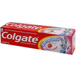Зубная паста для детей Colgate доктор заяц вкус клубники 50 мл