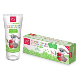 Зубная паста детская Splat Кидс биоактивная земляника вишня 2-6 лет 50 мл 63 г