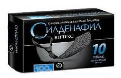 Силденафил ВЕРТЕКС табл. п/о пленочной 100 мг 10 шт.